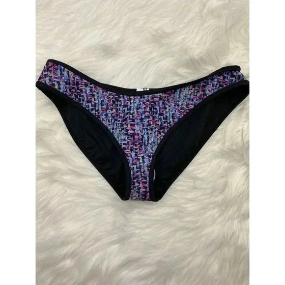 Fabletics Bajan Hipster Bikini Bottom Size XS $45.00 Wonderweave Print / Black - Picture 1 of 6